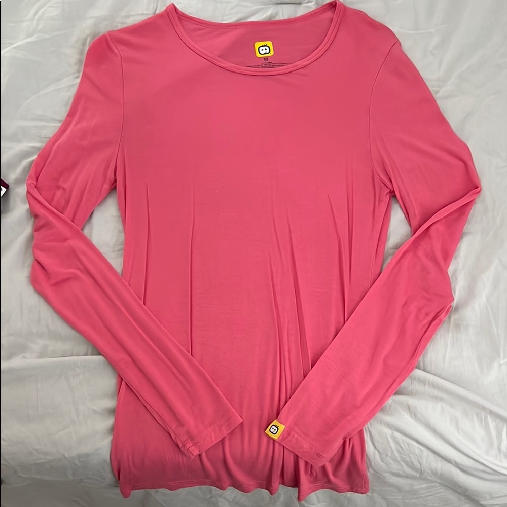 WonderWink Women's Pink Long Sleeve Tee